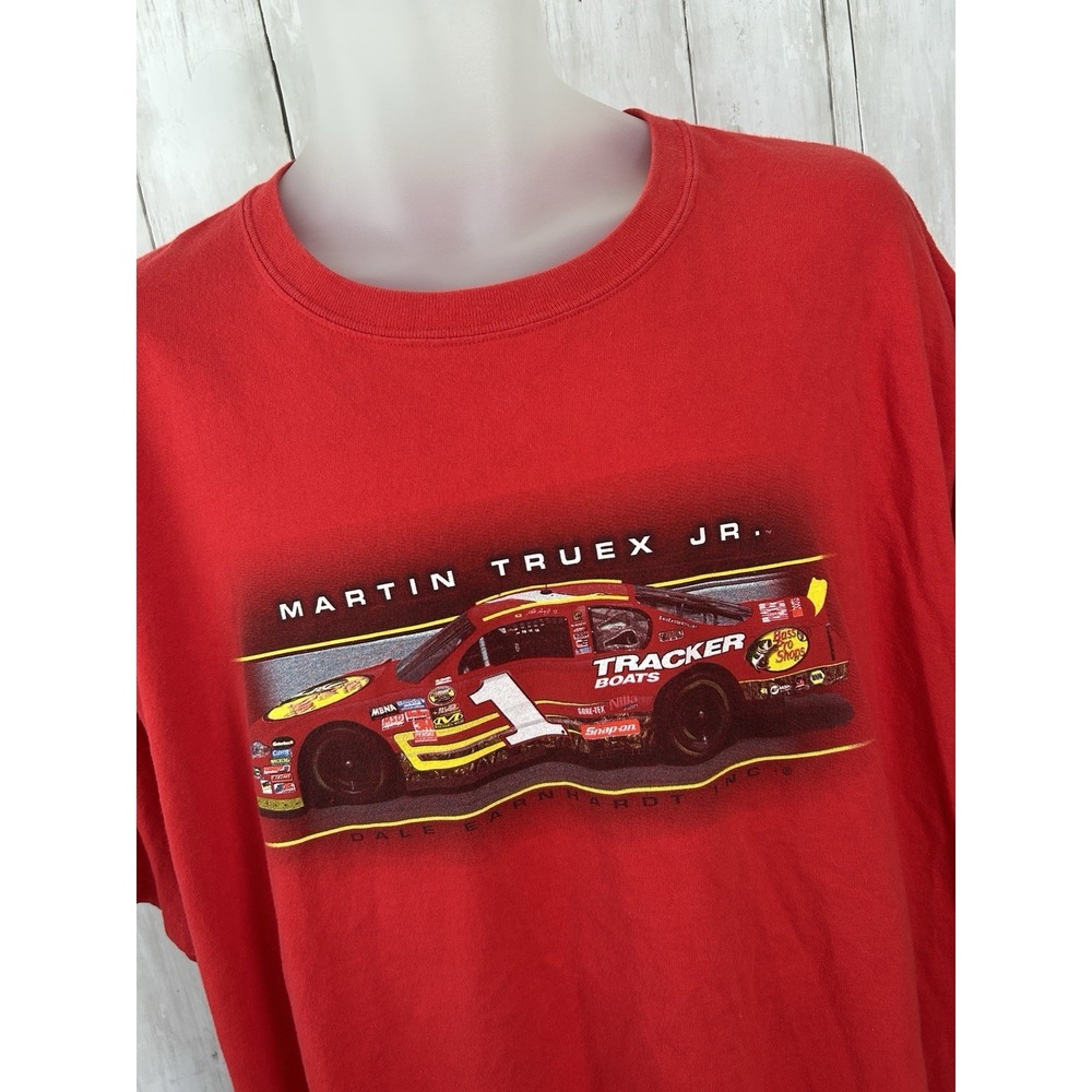 Men's Vintage HASE Authentic Racing T-shirt Martin Truex Jr. NASCAR Size XL